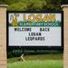 A welcome message for parents and students at Logan Elementary School on the first day of school on Tuesday, September 3, 2013. Melanie Maxwell | AnnArbor.com